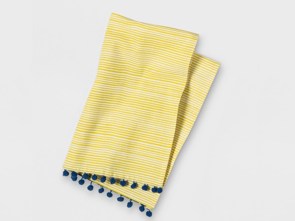 Tea Towel with Pompom